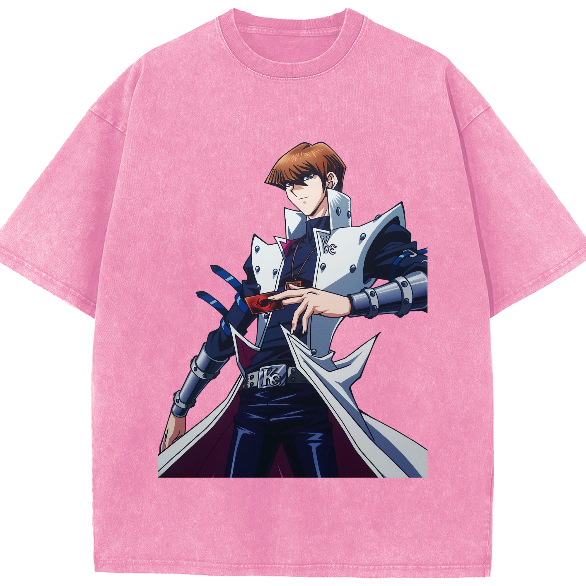 （画像用） 遊☆戯☆王 Yu-Gi-Oh! 綿100% ヴィンテージ風 半袖Tシャツ（フロントプリント）